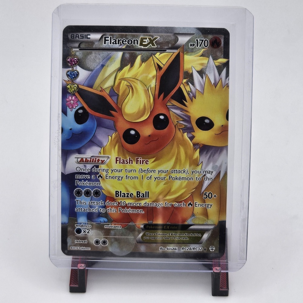 Pokemon Card - Flareon EX Generations RC28/RC32 Rare Ultra 2016